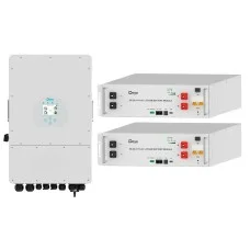 Комплект резервного питания инвертор Deye SUN-10K-SG02LP1-EU-AM3, 10 кВт, 1 фаза + 2 аккумулятора Deye SE-G5.1 Pro-B (5,12 кВт*ч)