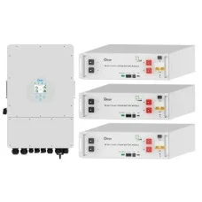 Комплект резервного питания инвертор Deye SUN-10K-SG02LP1-EU-AM3, 10 кВт, 1 фаза + 3 аккумулятора Deye SE-G5.1 Pro-B (5,12 кВт*ч)