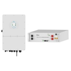 Комплект резервного питания инвертор Deye SUN-12K-SG01HP3-EU-AM2, 12 кВт, 3 фазы + аккумулятор Deye SE-G5.1 Pro-B (5,12 кВт*ч)