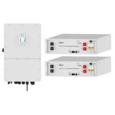 Комплект резервного питания инвертор Deye SUN-12K-SG01HP3-EU-AM2, 12 кВт, 3 фазы + 2 аккумулятора Deye SE-G5.1 Pro-B (5,12 кВт*ч)