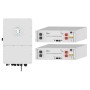 Комплект резервного питания инвертор Deye SUN-12K-SG01HP3-EU-AM2, 12 кВт, 3 фазы + 2 аккумулятора Deye SE-G5.1 Pro-B (5,12 кВт*ч)