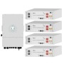 Комплект резервного живлення інвертор Deye SUN-12K-SG02LP1-EU-AM3, 12 кВт, 1 фаза + 4 акумулятори Deye SE-G5.1 Pro-B (5,12 кВт*г)